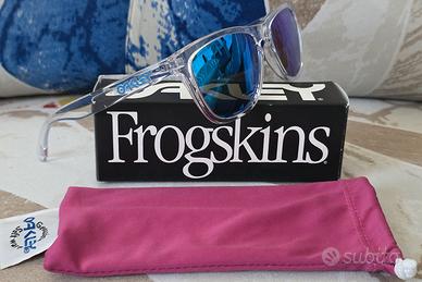 Oakley Frogskins crystal clear prizm sapphire