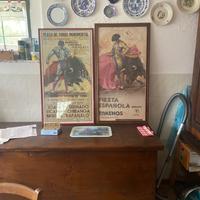 Grandi poster corrida vintage incorniciati