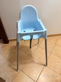 Seggiolone ikea azzurro