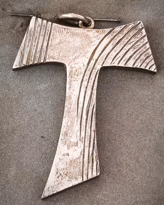 Croce tau Argento 925 massiccio 