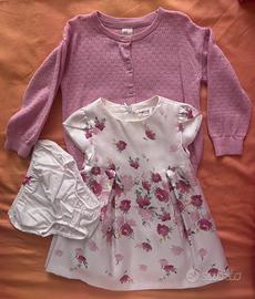 ✨🌸INCANTEVOLE SET CERIMONIA BIMBA 12-18 Mesi 🌸