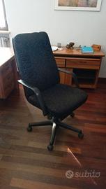 Poltrona da ufficio con rotelle