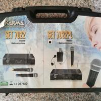 Kit Doppio Microfono Karma (Palmare + Lavalier)