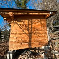 Casetta in legno per deposito attrezzi