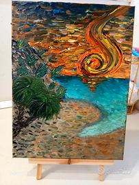 Quadro "Dove l'acqua incontra la luce"