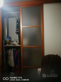 porte scorrevole per cabina armadio. 