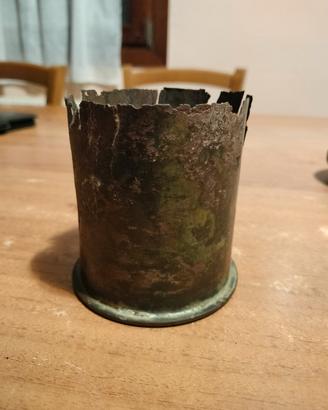 vaso porta fiori ottone ww1 70 italiano