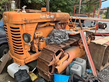 Trattore OM 35 cingolato