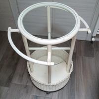 Toilette porta asciugamani in vimini