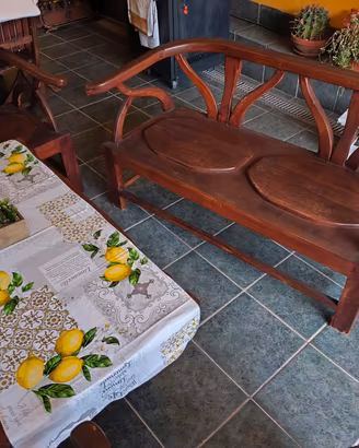 Set da giardino in legno massello 