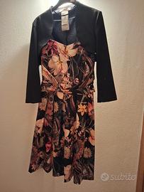 completo vestito + coprispalle rinascimento 