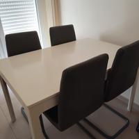 Tavolo allungabile  e sedie 