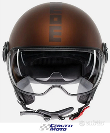 CASCO MOMO FGTR EVO E2206 MATT ESPRESSO / BLACK