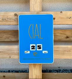 Calendario Perpetuo Vintage Anni '70 CIAL