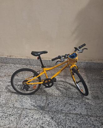 Bici Riverside 20” gialla con cestino