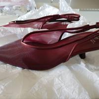 scarpe modello chanel bordeau