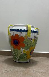 Anfora in ceramica tipica  Siciliana Nino Parrucca