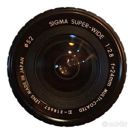 Obiettivo Sigma Super-Wide 24mm f/2.8 for Pentax 