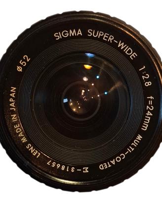 Obiettivo Sigma Super-Wide 24mm f/2.8 for Pentax 