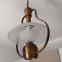 Lampadario ottone vecchia marina