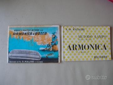 Manuali  d'epoca metodi per armonica a bocca