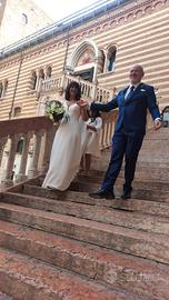 Abito da sposa semplice e raffinato 