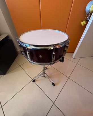 Rullante + supporto + pad + bacchette