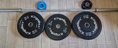 bilanciere + dischi kingsbox