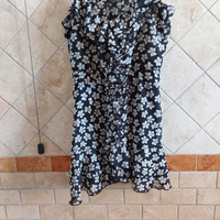 Vestito corto a fiori