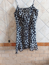 Vestito corto a fiori