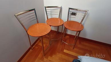 Sgabelli 3 pezzi 