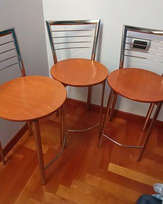Sgabelli 3 pezzi 