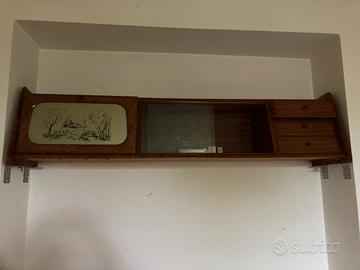 Mobile Pensile Vintage Anni 60/70 in Legno - Moder