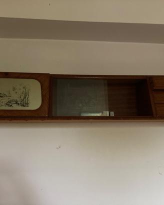 Mobile Pensile Vintage Anni 60/70 in Legno - Moder