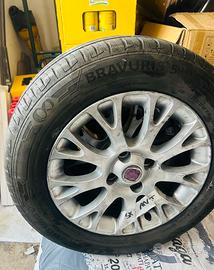 4 Cerchi in lega Fiat con le gomme