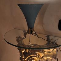 Lampada da tavolo Sputnik in ottone Stilnovo  '50