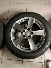 4 Cerchi raggio 15 e gomme invernali 185/60