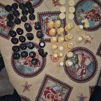 pezzi dama in marmo vintage