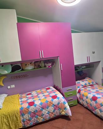 Cameretta Moretti Compact con doppio ponte