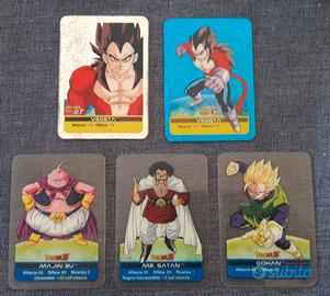 5 LAMINCARD RARE FIGURINE DRAGONBALL Z - GT