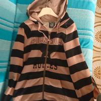 Felpa Pickwick zip e cappuccio