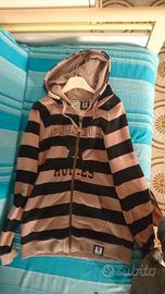 Felpa Pickwick zip e cappuccio