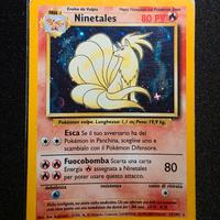 Carta Pokemon Ninetales set base holo 12/102