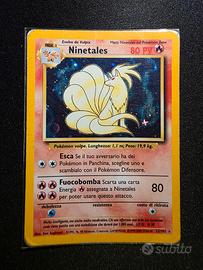 Carta Pokemon Ninetales set base holo 12/102