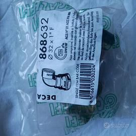 Raccordo curvo femmina, in ottone 32 x 1 F CALEFFI