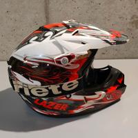 CASCO CROSS ENDURO LAZER + MASCHERINA ARIETE