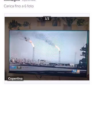 TV Hisense 55E7NQ schermo rotto 