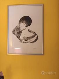 Serigrafia Valentina di Crepax