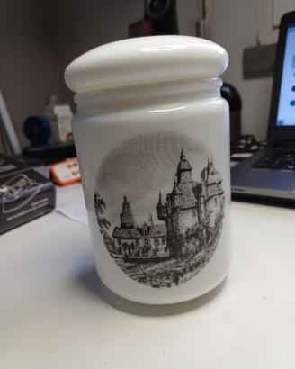 vaso da cucina in vetro opalino vetro latte