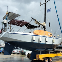 Barca a vela in Alluminio